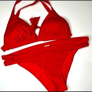 Red bikini
